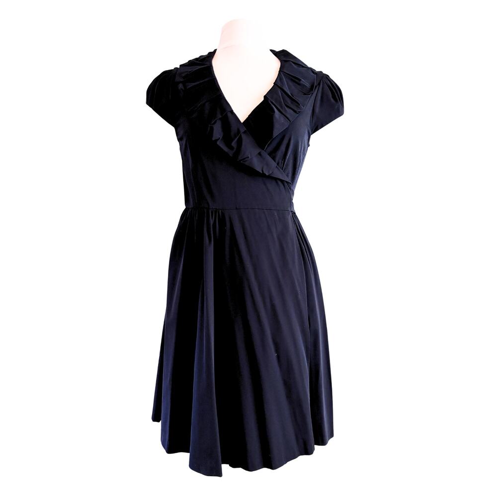 Diane von Furstenberg Wrap Dress with Cap Sleeves Sz 12